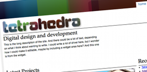 Tetrahedra site image
